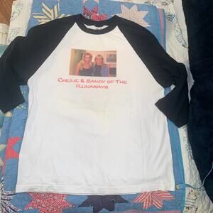 80s-90s VINTAGE THE RUNAWAYS JOAN JETT RAGLAN BASEBALL BAND TEE CONCERT TEE M